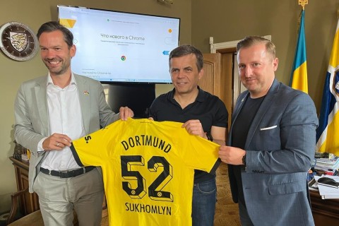 Dortmunder Delegation besucht ukrainisches Schytomyr