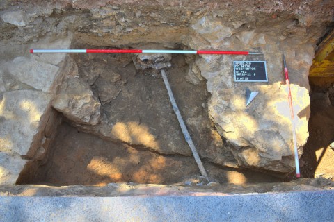 Relikte von Stadtmauer und Westenrondell am Westentor entdeckt