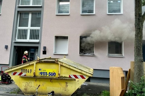 Wohnungsbrand in Dortmunder Nordstadt