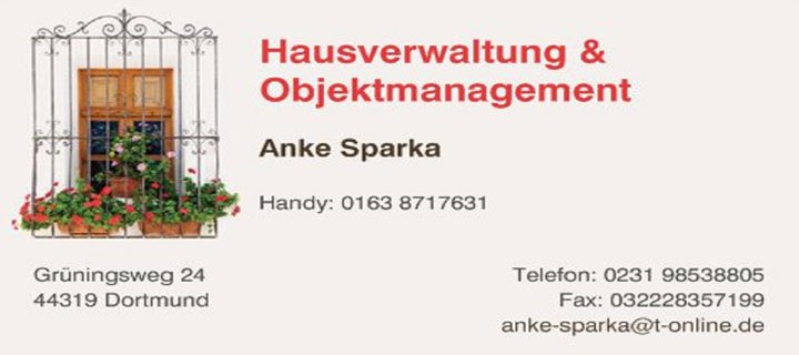 Hausverwaltung & Objektmanagement Anke Sparka