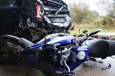 Verkehrsunfall in Lütgendortmund - Motorradfahrer schwer verletzt
