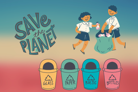 Plappermaul zeigt Kita-Kindern Wege zur Mülltrennung