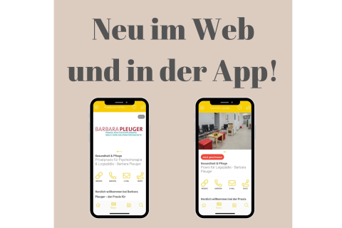 Neu im Web und in der App: Praxis für Logopädie & Psychotherapie - Barbara Pleuger