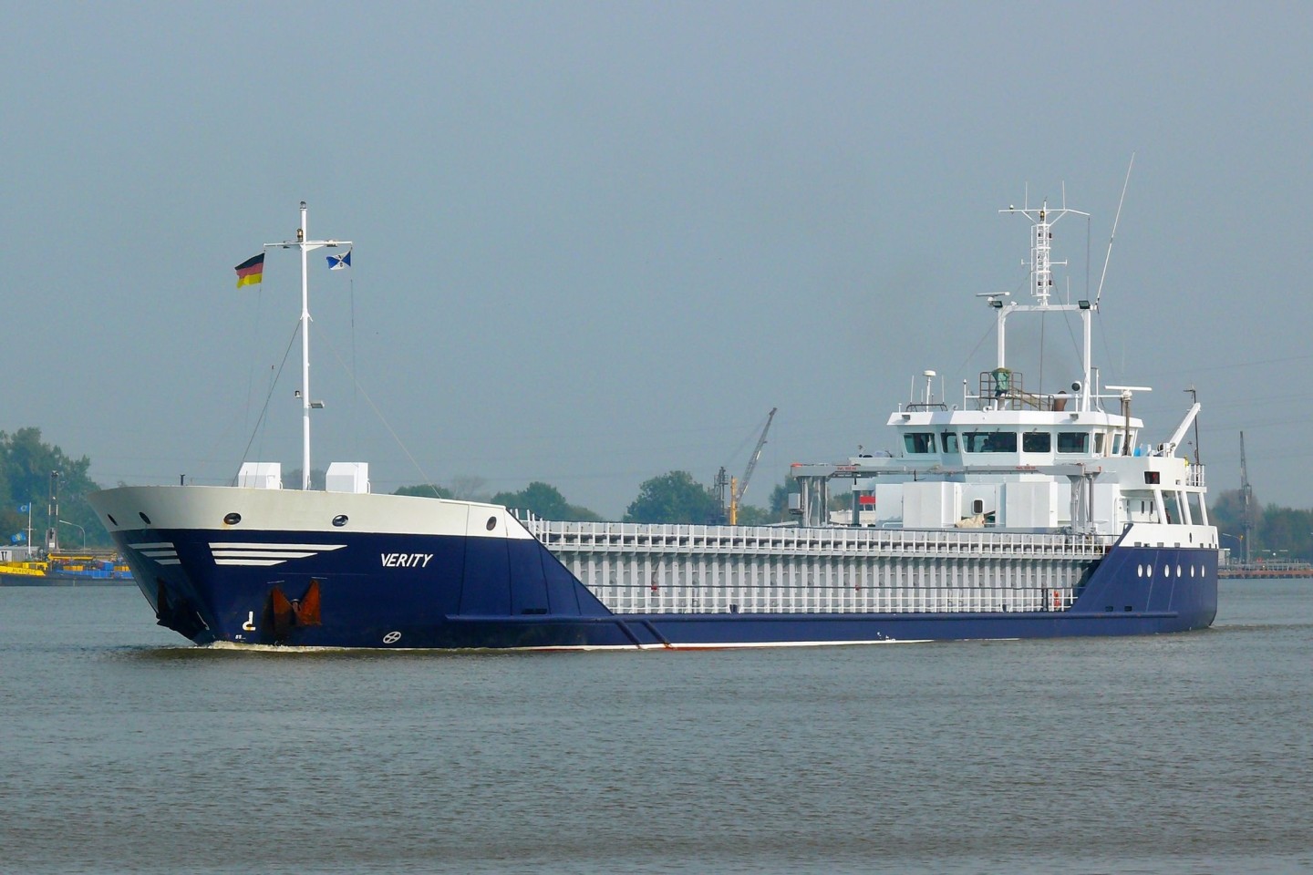 Der Frachter «Verity» sank im Oktober 2023 nach einer Kollision in der Nordsee.