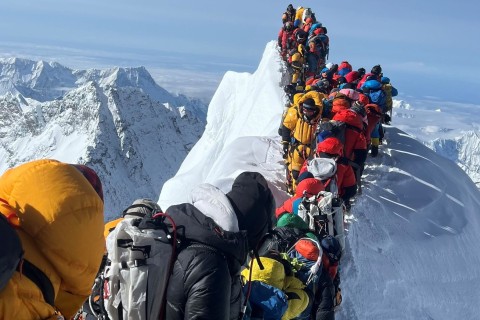 Wieder Stau in der Todeszone des Mount Everest